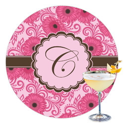Gerbera Daisy Printed Drink Topper - 3.5" (Personalized)