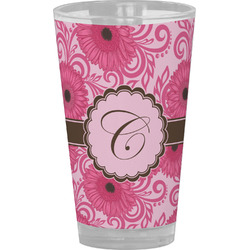 Gerbera Daisy Pint Glass - Full Color (Personalized)