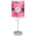 Gerbera Daisy 7" Drum Lamp with Shade Linen (Personalized)