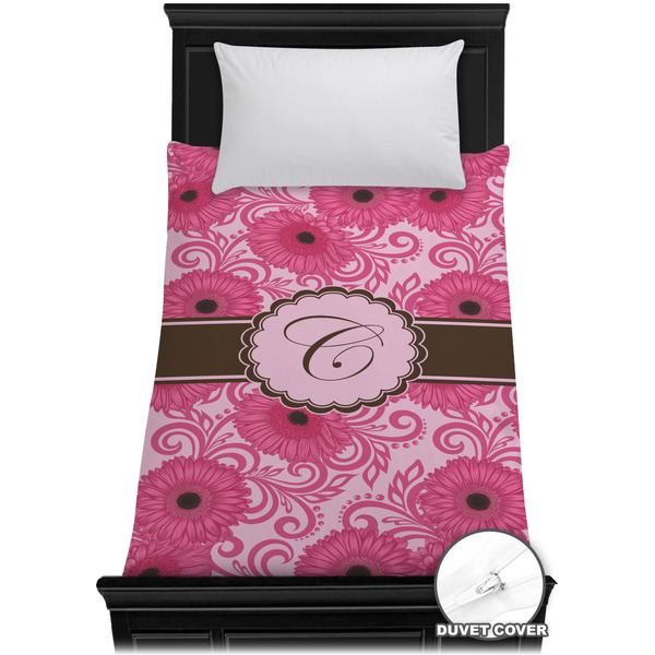 Custom Gerbera Daisy Duvet Cover - Twin XL (Personalized)