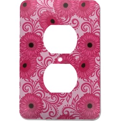 Gerbera Daisy Electric Outlet Plate (Personalized)