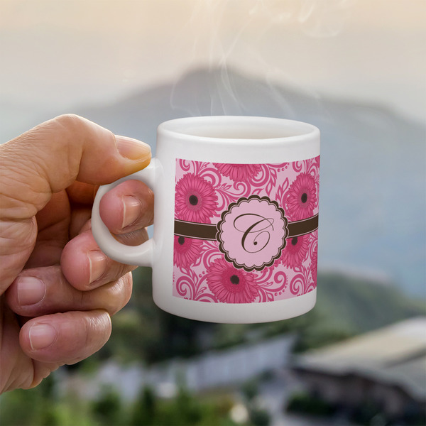 Custom Gerbera Daisy Single Shot Espresso Cup - Single (Personalized)