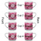 Gerbera Daisy Espresso Cup - 6oz (Double Shot Set of 4) APPROVAL