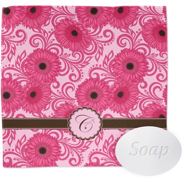 Gerbera Daisy Wash Cloth with soap