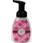 Gerbera Daisy Foam Soap Bottle - Black (Personalized)