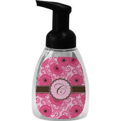Gerbera Daisy Foam Soap Bottle - Black (Personalized)