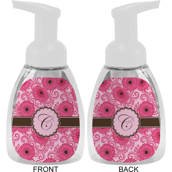 Gerbera Daisy Foam Soap Bottle Approval - White