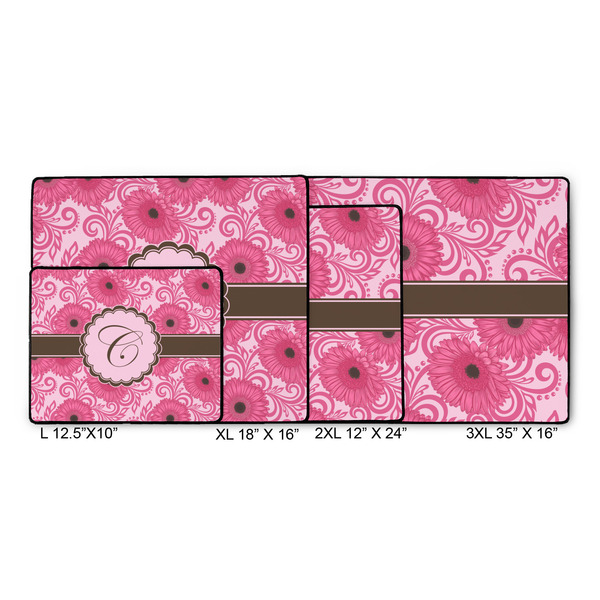 Gerbera Daisy Gaming Mats - SIZE CHART