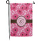 Gerbera Daisy Small Garden Flag - Single Sided w/ Initial
