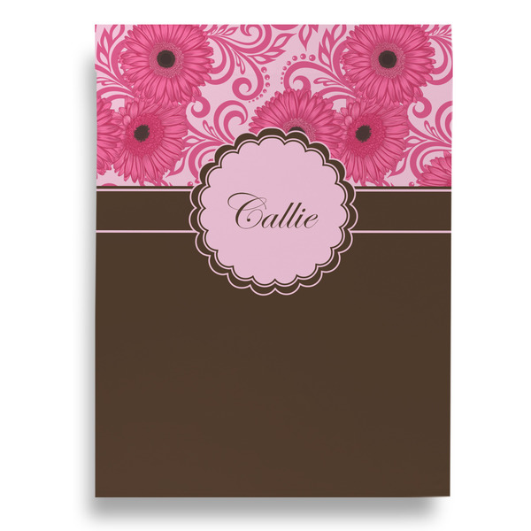 Gerbera Daisy Garden Flags - Large - Double Sided - BACK