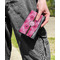 Gerbera Daisy Genuine Leather Womens Wallet - In Context