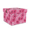 Gerbera Daisy Gift Boxes with Lid - Canvas Wrapped - Medium - Front/Main
