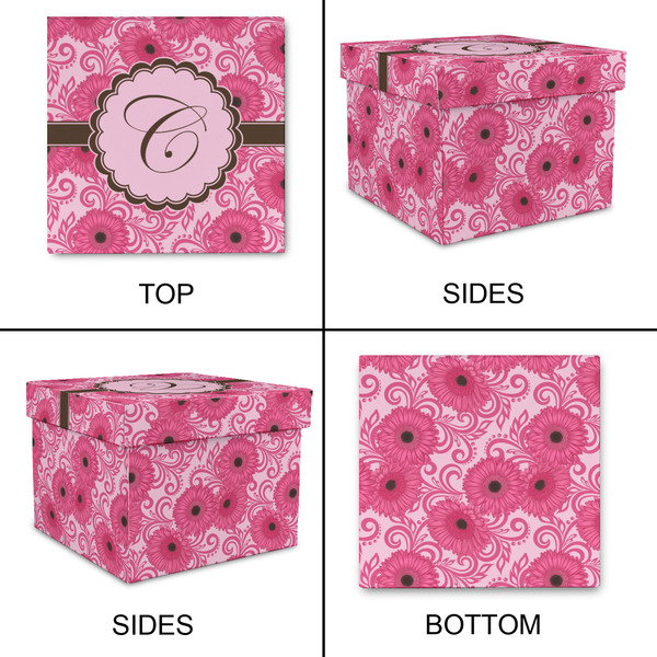 Gerbera Daisy Gift Boxes with Lid - Canvas Wrapped - Small - Approval