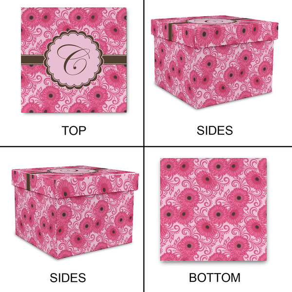 Gerbera Daisy Gift Boxes with Lid - Canvas Wrapped - X-Large - Approval