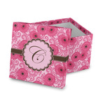 Gerbera Daisy Gift Box with Lid - Canvas Wrapped (Personalized)