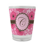Gerbera Daisy Glass Shot Glass - 1.5 oz - Set of 4 (Personalized)