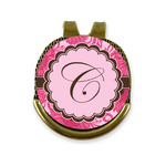 Gerbera Daisy Golf Ball Marker - Hat Clip - Gold