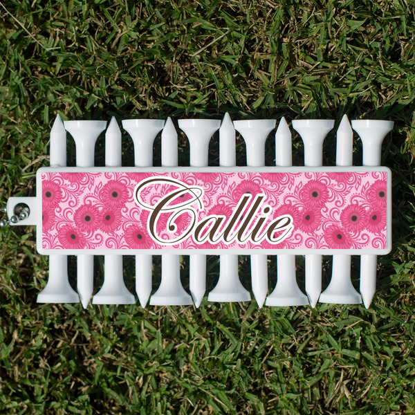 Custom Gerbera Daisy Golf Tees & Ball Markers Set (Personalized)