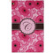 Gerbera Daisy Golf Towel - Poly-Cotton Blend - Small w/ Initial