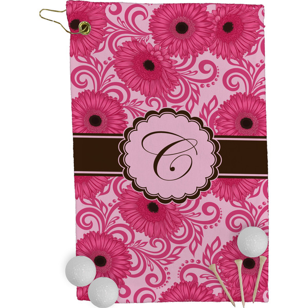 Gerbera Daisy Golf Towel (Personalized)