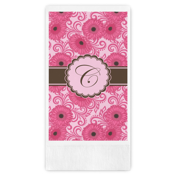 Custom Gerbera Daisy Guest Towels - Full Color (Personalized)