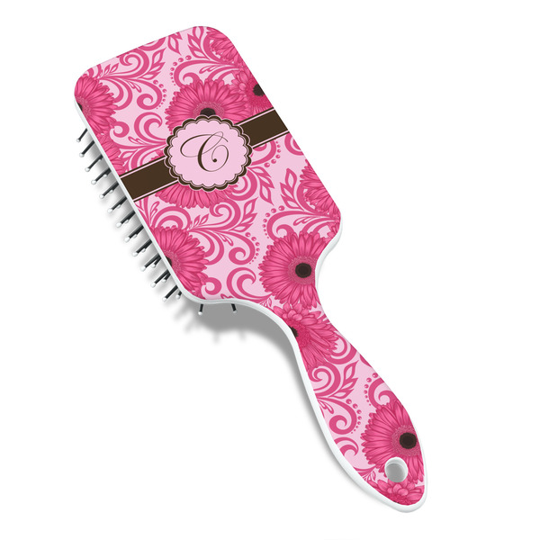 Gerbera Daisy Hair Brush - Angle View
