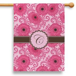 Gerbera Daisy 28" House Flag - Double Sided (Personalized)