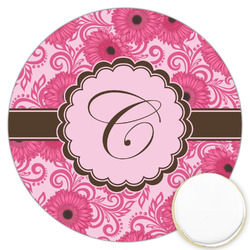 Gerbera Daisy Printed Cookie Topper - 3.25" (Personalized)