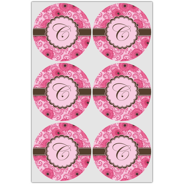Gerbera Daisy Icing Circle - Large - Set of 6
