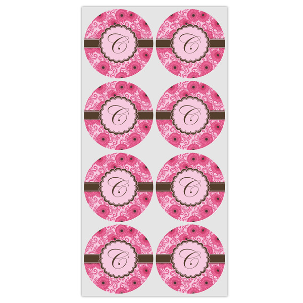 Gerbera Daisy Icing Circle - Medium - Set of 8
