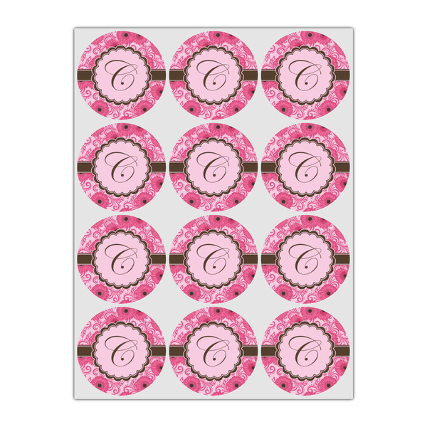 Gerbera Daisy Icing Circle - Small - Set of 12