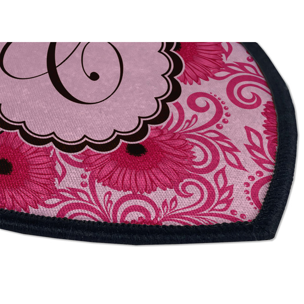 Gerbera Daisy Iron on Shield 3 Detail