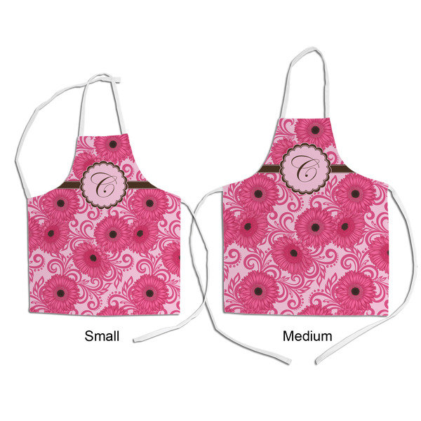 Gerbera Daisy Kid's Aprons - Comparison