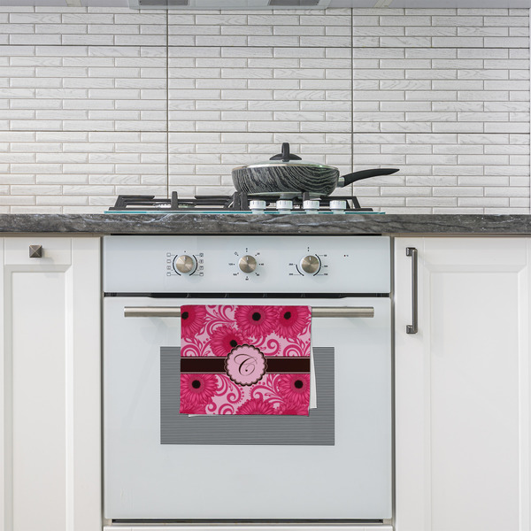 Gerbera Daisy Kitchen Towel - Poly Cotton - Lifestyle