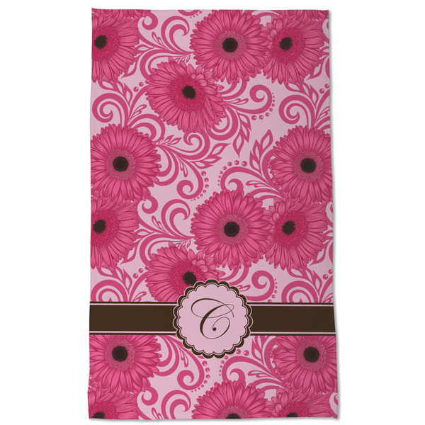 Gerbera Daisy Kitchen Towel - Poly Cotton - Full Front