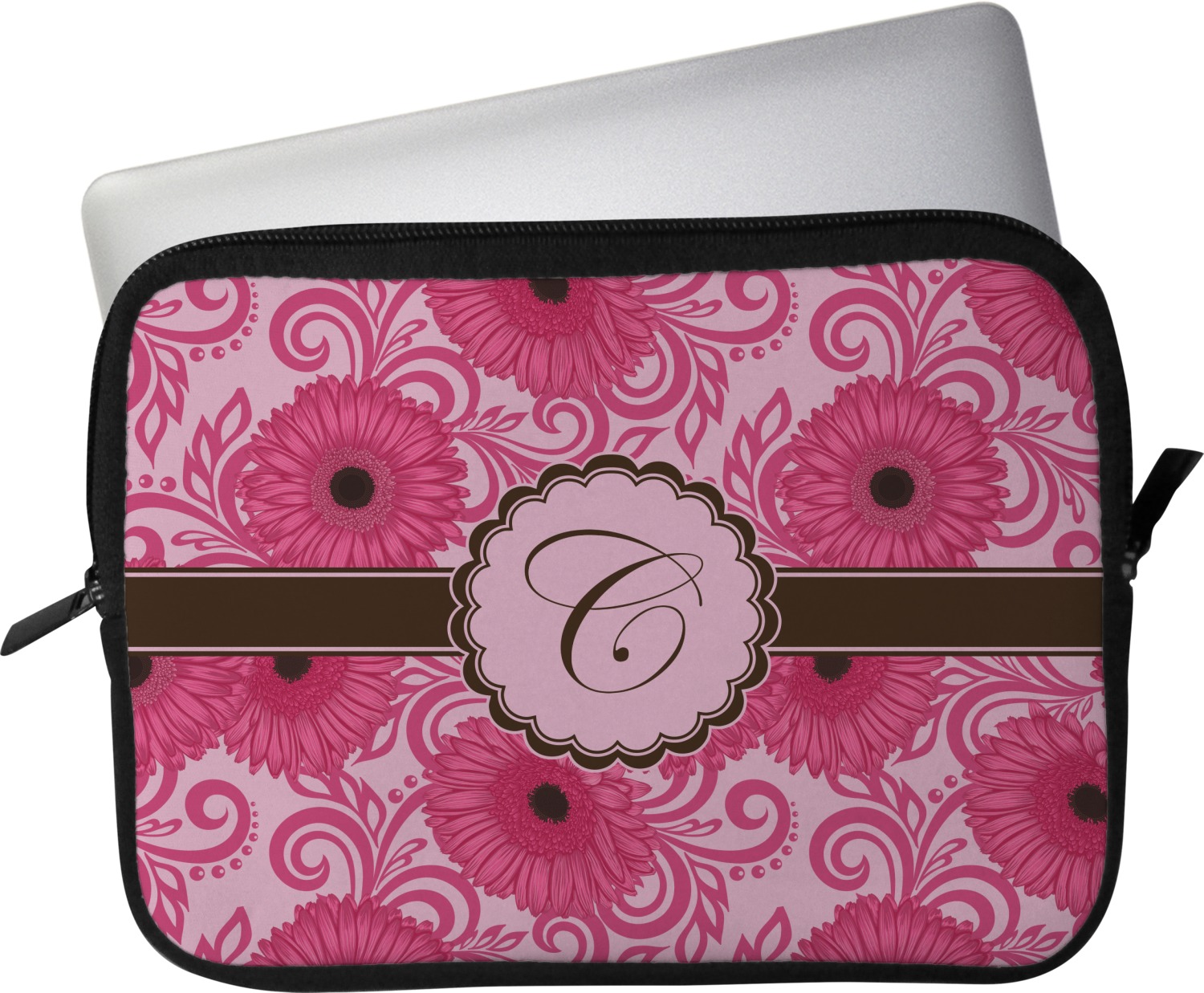 Gerbera Daisy Laptop Sleeve / Case 13" (Personalized) YouCustomizeIt