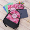 Gerbera Daisy Large Backpack - Black - With Stuff