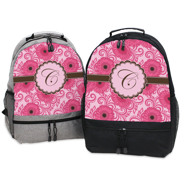 Gerbera Daisy Large Backpacks - Both