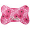 Gerbera Daisy Bone Shaped Dog Food Mat (Personalized)