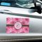 Gerbera Daisy Large Rectangle Car Magnets- In Context