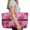 Gerbera Daisy Large Rope Tote Bag - In Context View