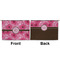 Gerbera Daisy Large Zipper Pouch Approval (Front and Back)