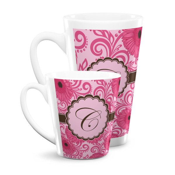 Gerbera Daisy Latte Mugs Main