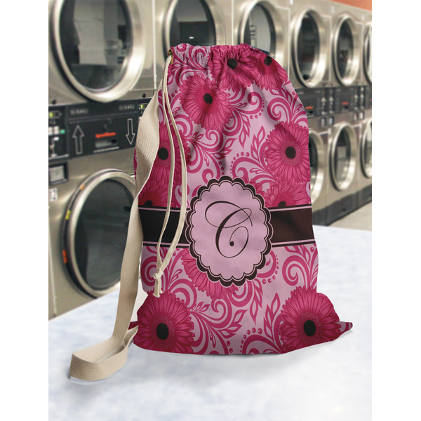 Gerbera Daisy Laundry Bag in Laundromat