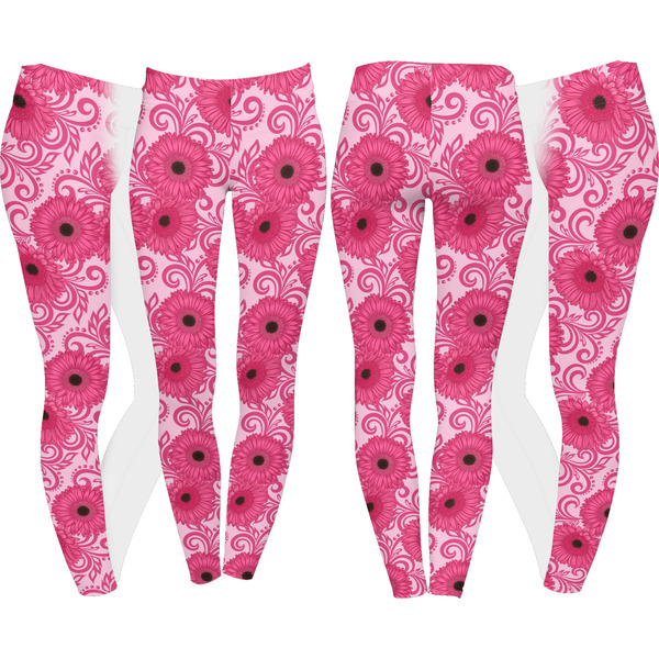 Gerbera Daisy Leggings Turn Around - Apvl