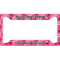 Gerbera Daisy License Plate Frame (Personalized)