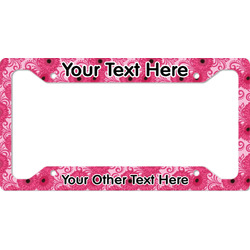 Gerbera Daisy License Plate Frame - Style A (Personalized)