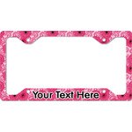 Gerbera Daisy License Plate Frame - Style C (Personalized)