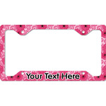 Gerbera Daisy License Plate Frame - Style C (Personalized)