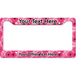Gerbera Daisy License Plate Frame - Style B (Personalized)